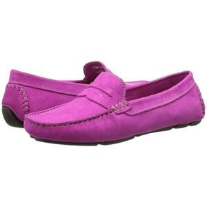 Massimo Matteo Penny Keeper Flats Women's 5 Pink Moc Toe Loafers Shoes ZOGG378